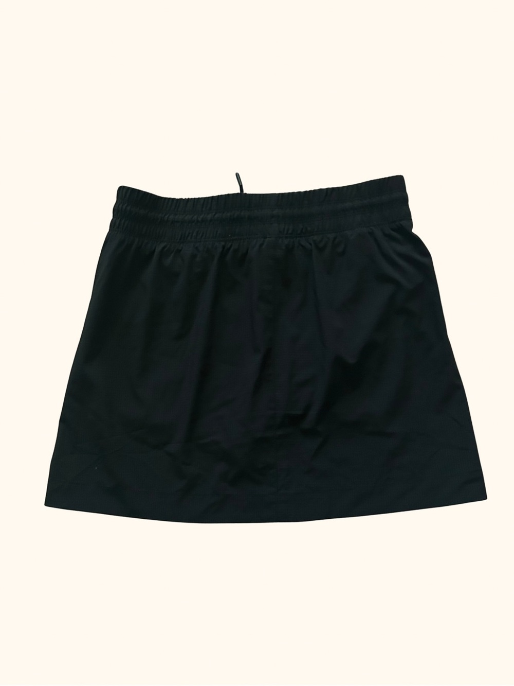 Apana Black Mini Skort Athletic Drawstring Skort Pockets - Picture 2 of 9